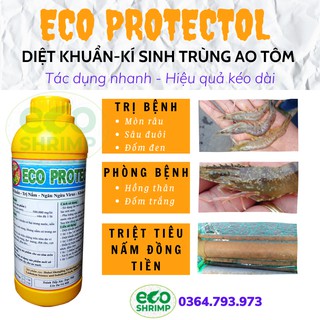 Protectol diệt khuẩn⚡kháng nấm⚡xử lý nước⚡khử trùng ao nuôi tôm ⚡chai 1 lit