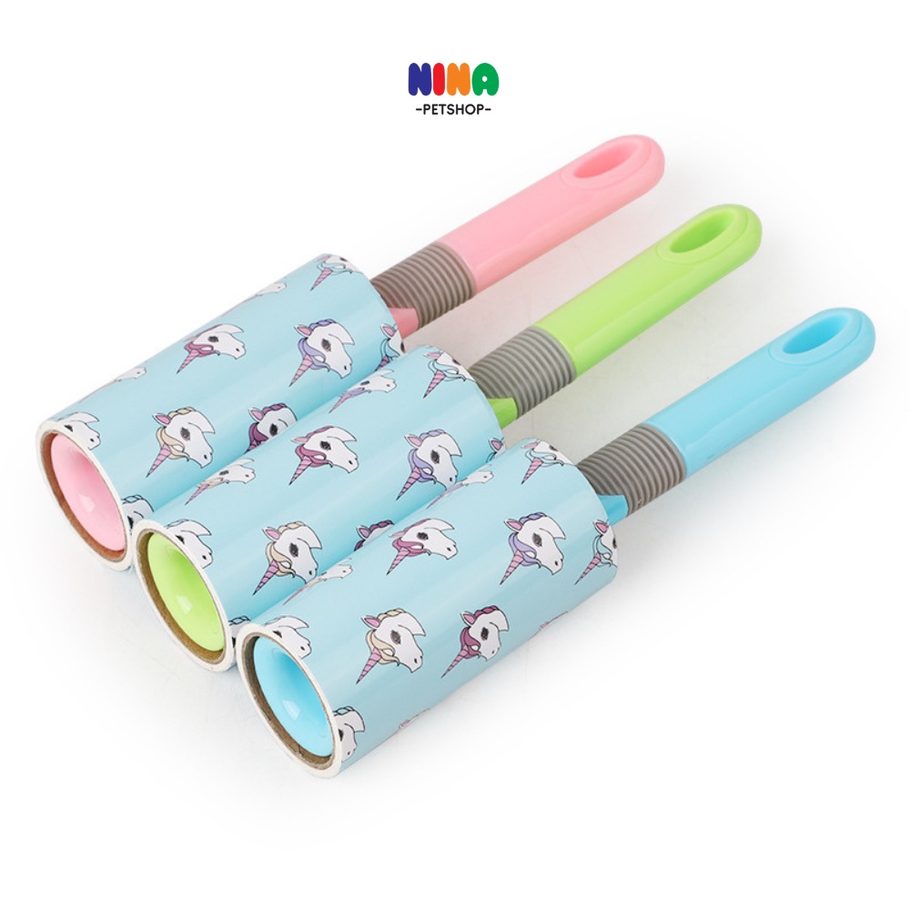 Cây lăn lông cho chó mèo thú cưng cún làm sạch quần áo ga giường đệm sofa Nina pet shop