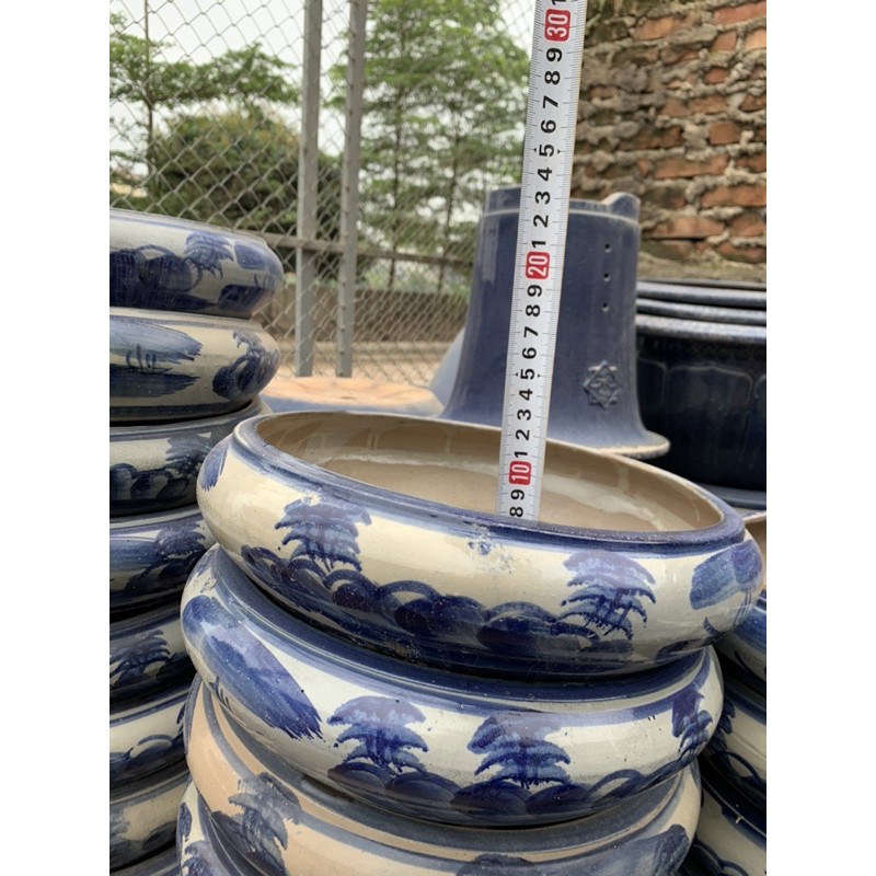 Ang tròn trồng cây bon sai - ang chậu trồng mai vàng - trồng cây bonsai cổ thụ