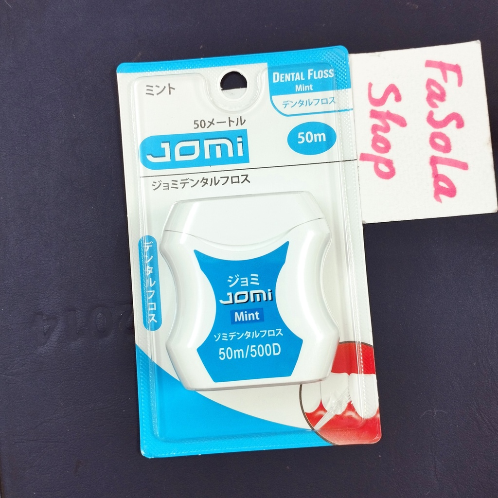 Tăm / chỉ nha khoa JOMI Hàn Quốc bạc hà mảng bám dắt kẽ răng dental floss mint hôi miệng sâu răng flosser