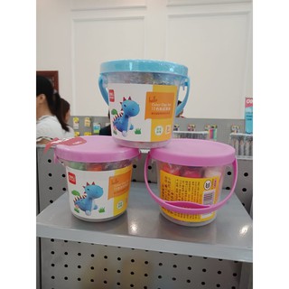 Đất nặn cho bé có khuôn kèm 12/24 màu Deli 7022