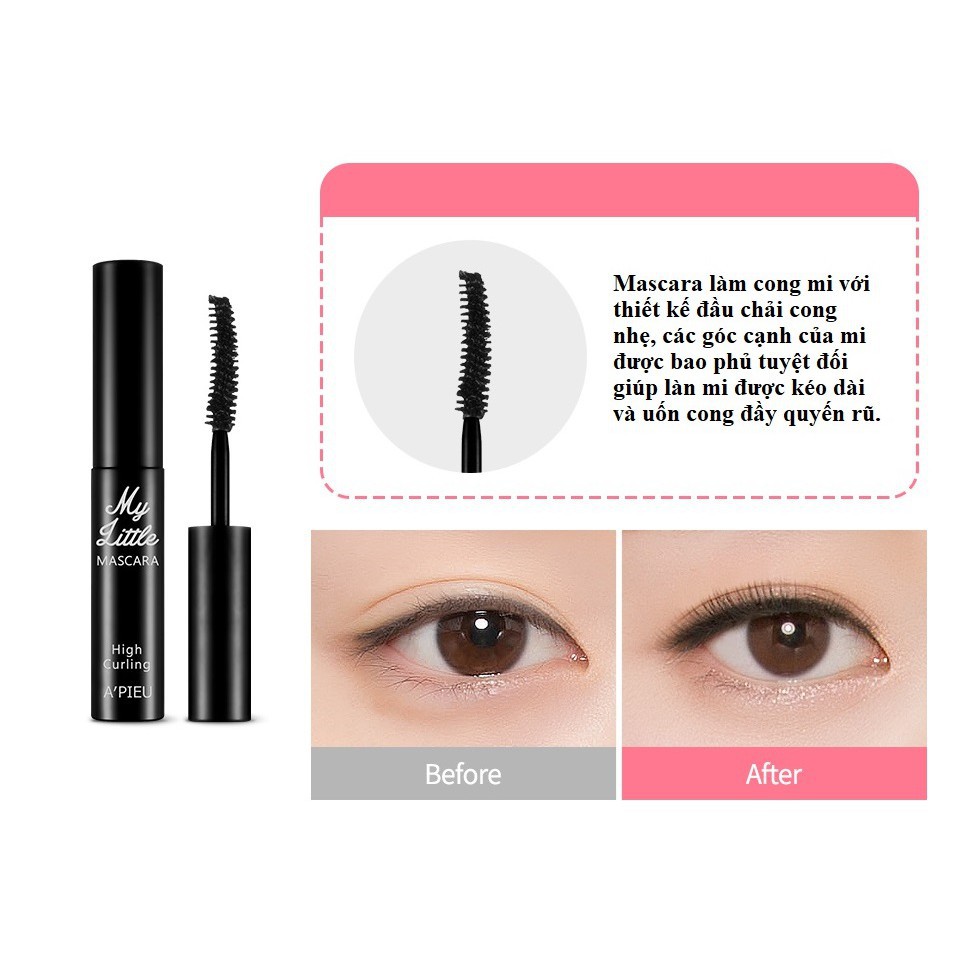 Mascara Làm Mi Cong A'Pieu High Curling My Little Mascara - OLIX