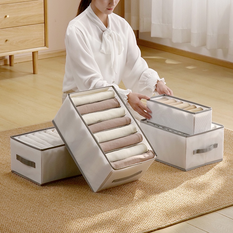 Hộp Đựng Quần Áo Chia Ngăn Tiện Lợi TTM015