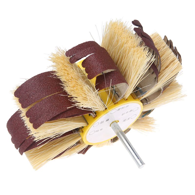 Bánh Xe Gắn Máy Mài Đánh Bóng Vải Sisal Emery