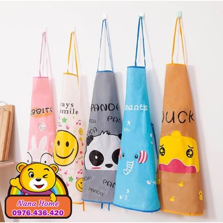 Tạp dề nilong / Tạp dề nấu bếp chất liệu nilon chống thấm nước, chống bẩn
