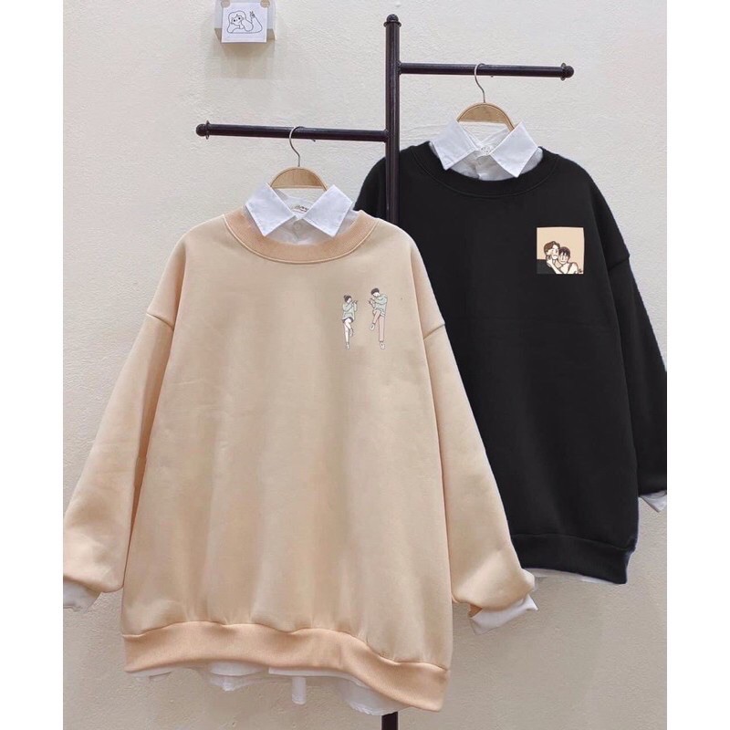 Linh Rỡn. Áo Sweater Đôi Bạn Thân | Shopee Việt Nam