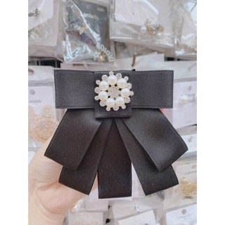 tag nơ cài áo vải