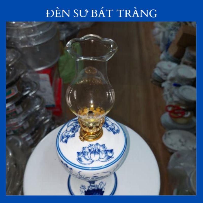 Đèn Thờ Gốm Sứ Bát Tràng