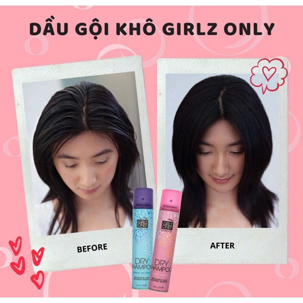 Dầu gội khô Girlz Only Dry Shampoo 200ml