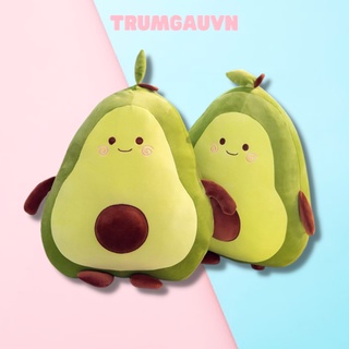 Gấu Bông Gối Ôm Quả Bơ Nhồi Bông Hàng Xưởng Tam Hiệp -  Đáng Yêu, Nghộ Nghĩnh, Vải Nhung Hàn Quốc