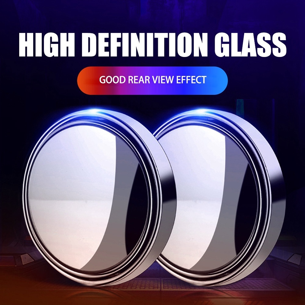 Set 2 Kính Chiếu Hậu Góc Rộng Xoay 360 Độ Có Thể Điều Chỉnh Cho Xe Hơi