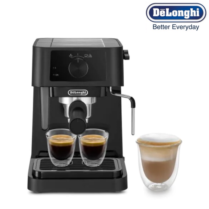 Máy pha cà phê Espresso nhãn hiệu Delonghi EC235.BK Áp suất 15 bar - CHÍNH HÃNG 12 THÁNG