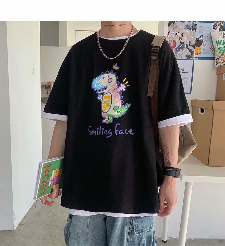 Áo Thun Tay Ngắn Thời Trang Dành Cho Nam Size M-8Xl