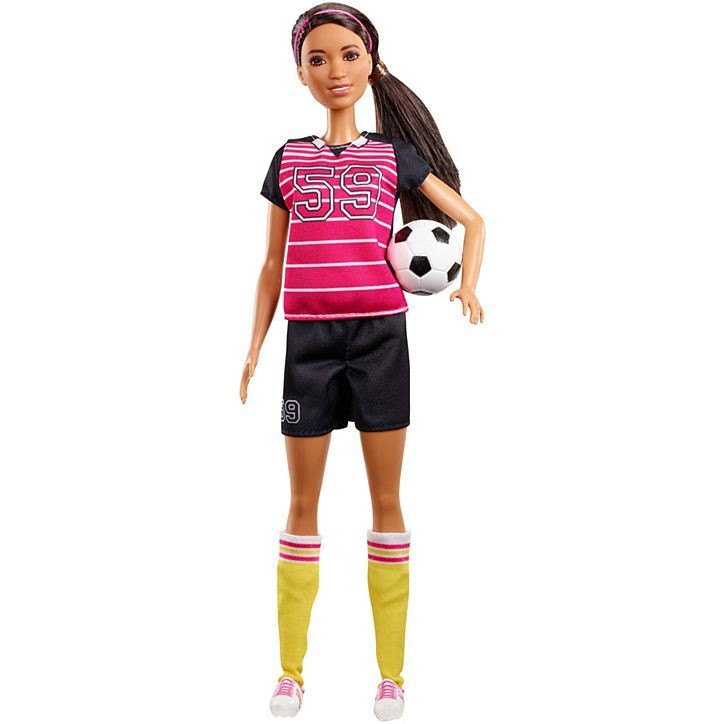 [Mã LIFEMKD3 giảm 100K đơn 499K] Búp bê nghề nghiệp BARBIE kỉ niệm 60 năm - Cầu thủ đá bóng