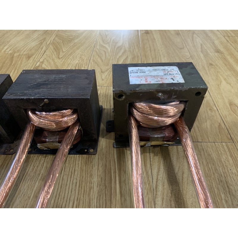 Biến áp E800 quấn 3-4 vòng M50 trong suốt chế máy Hàn Cell