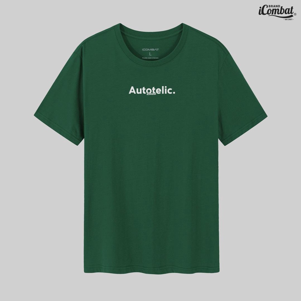 Áo thun Essential Tee Autotelic v2.0 / Màu Xanh lá 100% cotton BBS WEAR