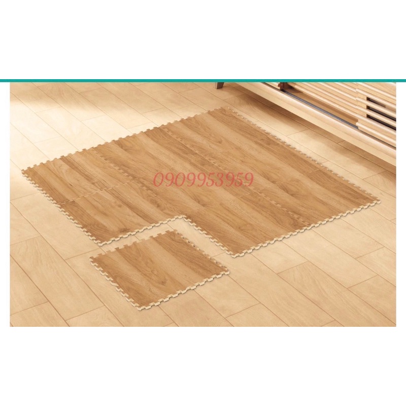 Thảm xốp vân gỗ lót sàn 45×45cm