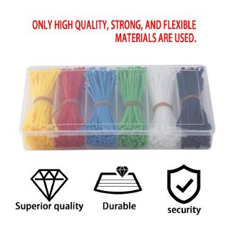 900 dây rút nylon khóa nhiều màu đen/trắng/đỏ/vàng/xanh dương/xanh lá