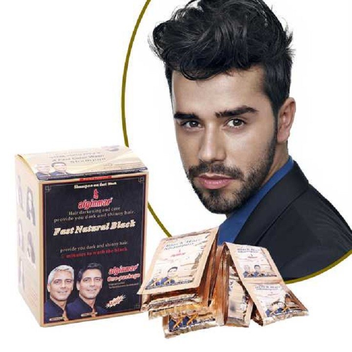 Hộp 10 Gói Dầu Gội Nhuộm Đen Tóc YiCaoTen - Gội Là Đen (Hộp 10 Gói Có Kèm Bao Tay) | BigBuy360 - bigbuy360.vn