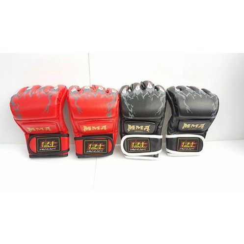 Găng tay đấm bốc mma hở ngón cao cấp thế hệ 4.0 - Thiết bị đấm bốc dành cho boxing, mma, đối kháng, sparring, trainning