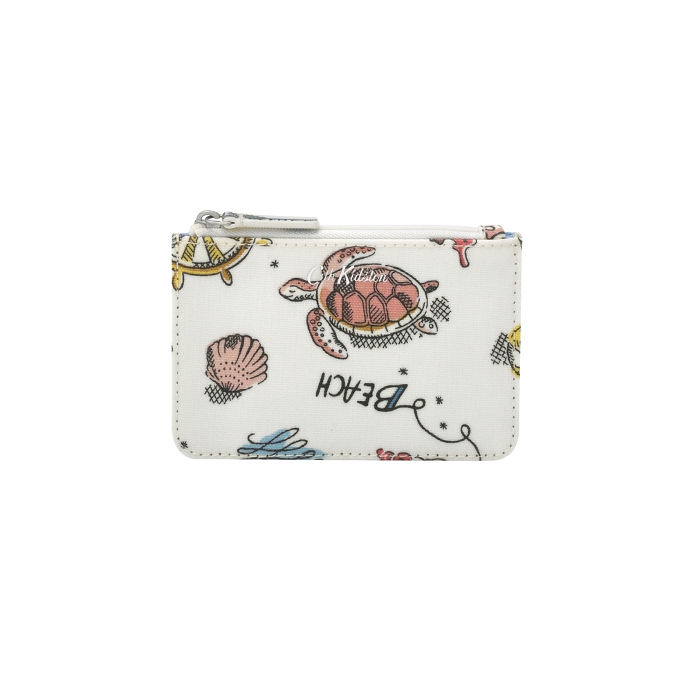 Cath Kidston - Ví cầm tay Small Card &amp; Coin Purse Summer Time - 1002652 - Warm Cream