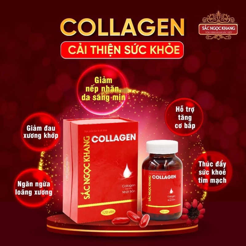✅ Collagen Sắc Ngọc Khang thế hệ mới 100% nguyên liệu nhập khẩu từ Nhật Bản