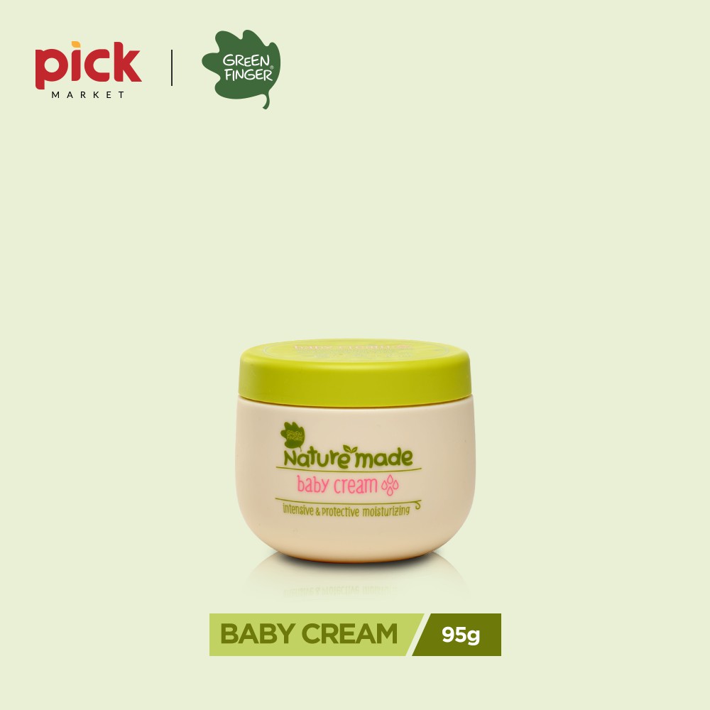 Kem Dưỡng Ẩm Thiên Nhiên Cho Bé Sơ Sinh Greenfinger NatureMade Baby Cream 95g