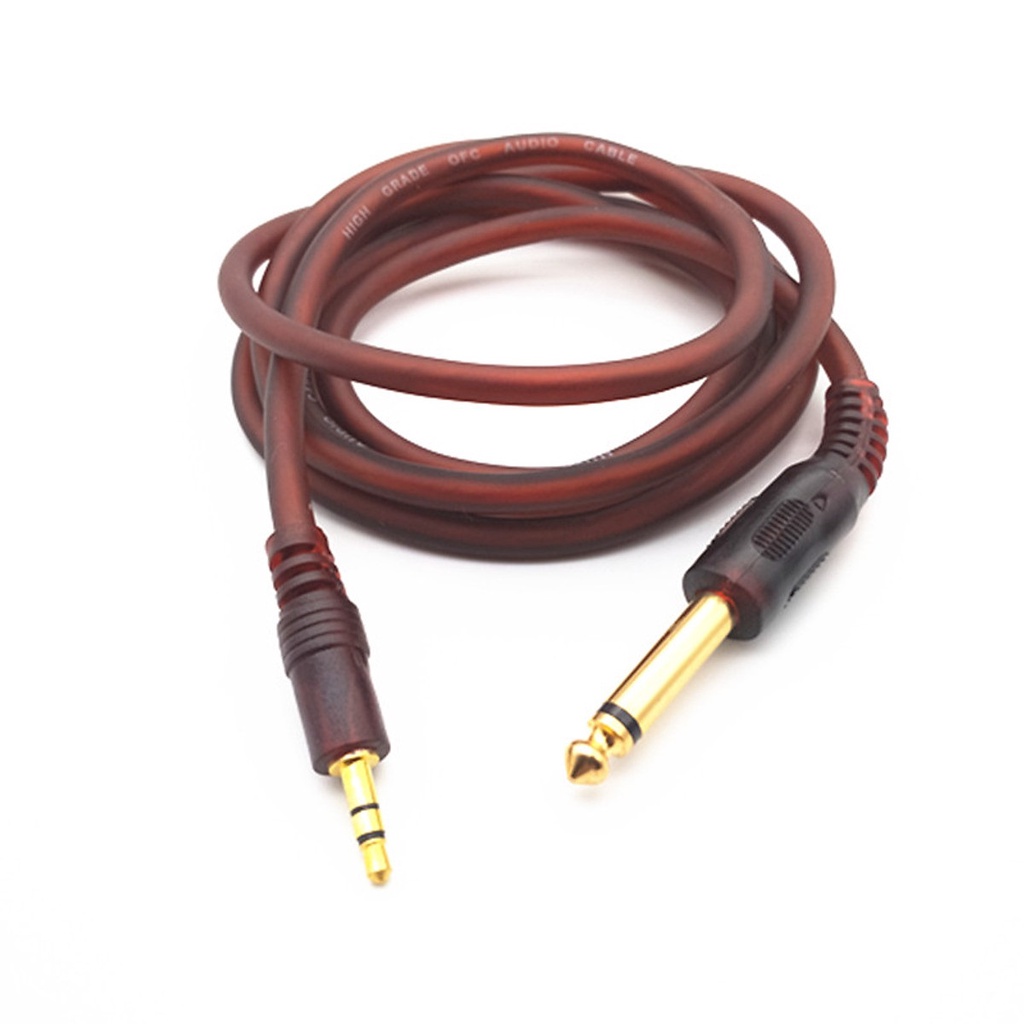 CÁP CHUYỂN 3.5 SANG 6.5MM - DÂY NÂU