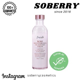 Tinh chất cấp ẩm sâu FRESH 𝗥𝗼𝘀𝗲 𝗗𝗲𝗲𝗽 𝗛𝘆𝗱𝗿𝗮𝘁𝗶𝗼𝗻 𝗢𝗶𝗹-𝗶𝗻𝗳𝘂𝘀𝗲𝗱 𝗦𝗲𝗿𝘂𝗺 100ml