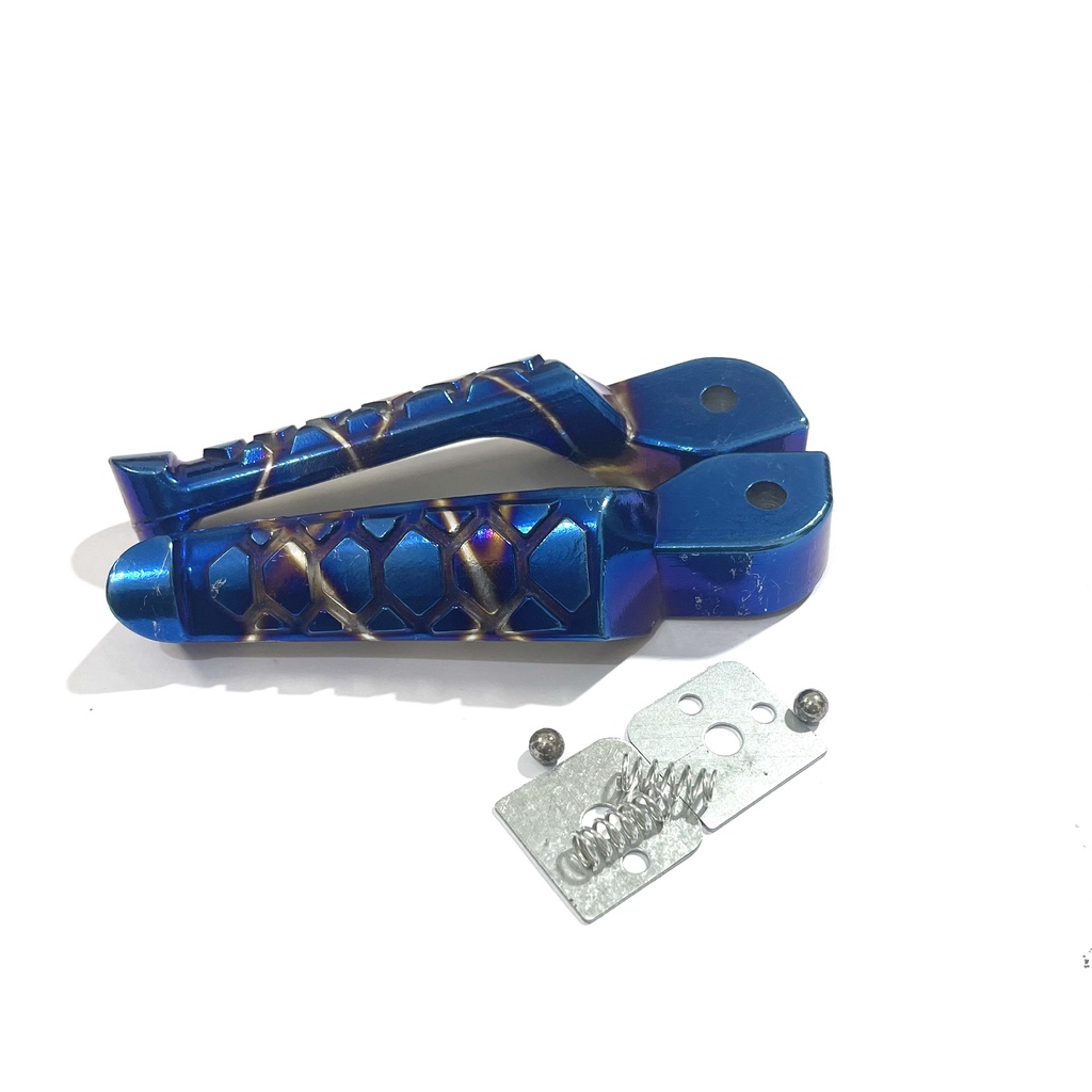 Gác Chân Gác chân nhôm Titan Xanh Dương F1 lắp cho các dòng xe honda