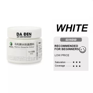 [DA ĐEN] Màu Gouache Marie's Hủ 100ml