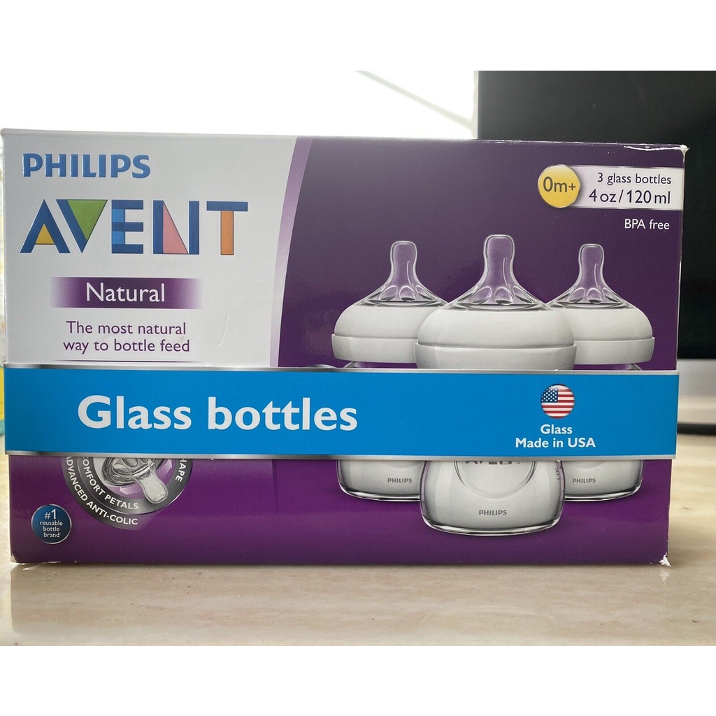 Bình sữa avent 125ml new