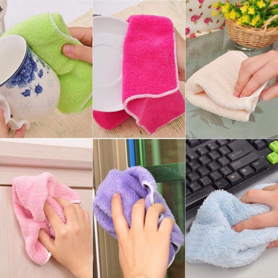 Khăn lau bếp đa năng bằng vi sợi chất lượng cao khăn bếp 25x25