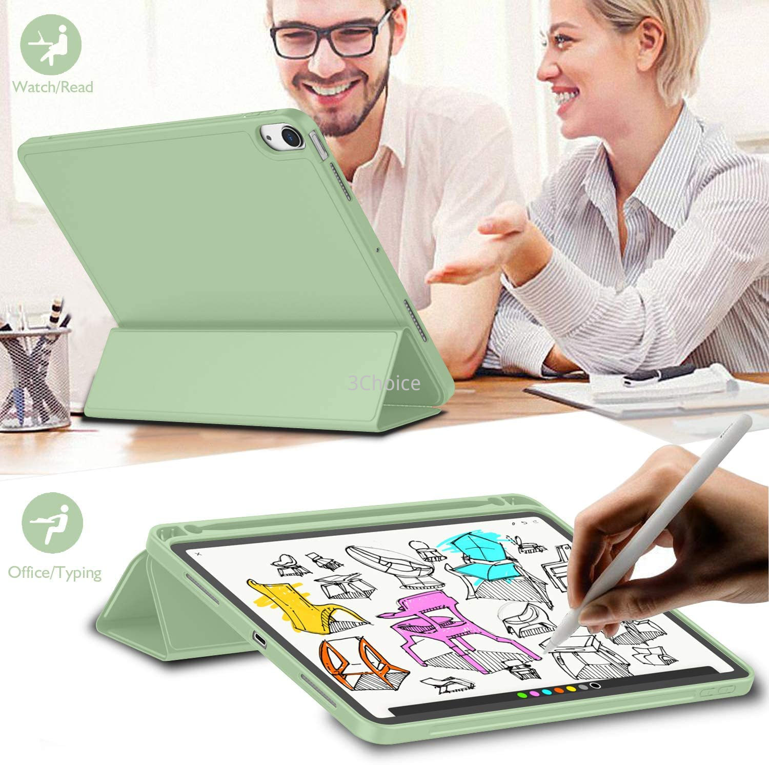 Bao da cho máy tính bảng iPad 10.2 8th 7th Air 4 10.9 Air 3 Pro 10.5 11 2020 9.7 2017/2018 | BigBuy360 - bigbuy360.vn