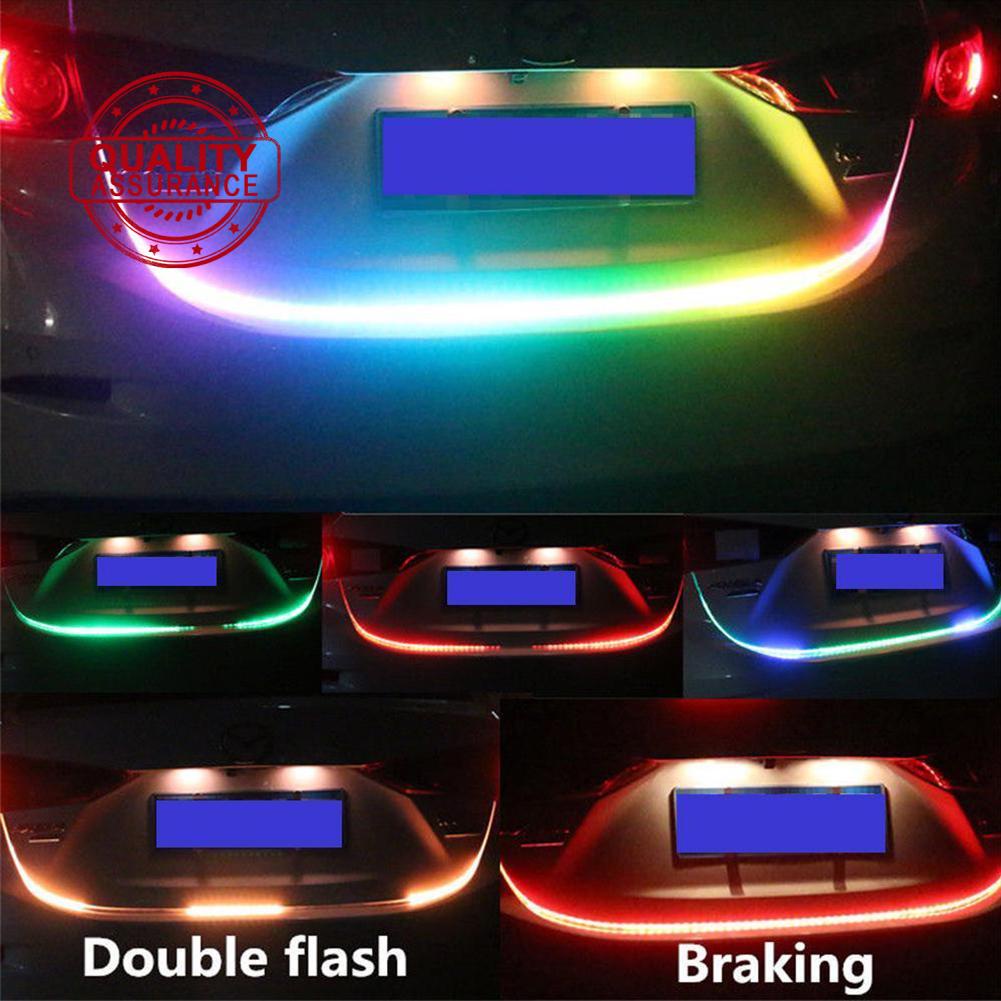 Colorful Rear Tail Box Light Bar Car Led Marquee Streamer Colorful 1.2 Light With Meters H1J0