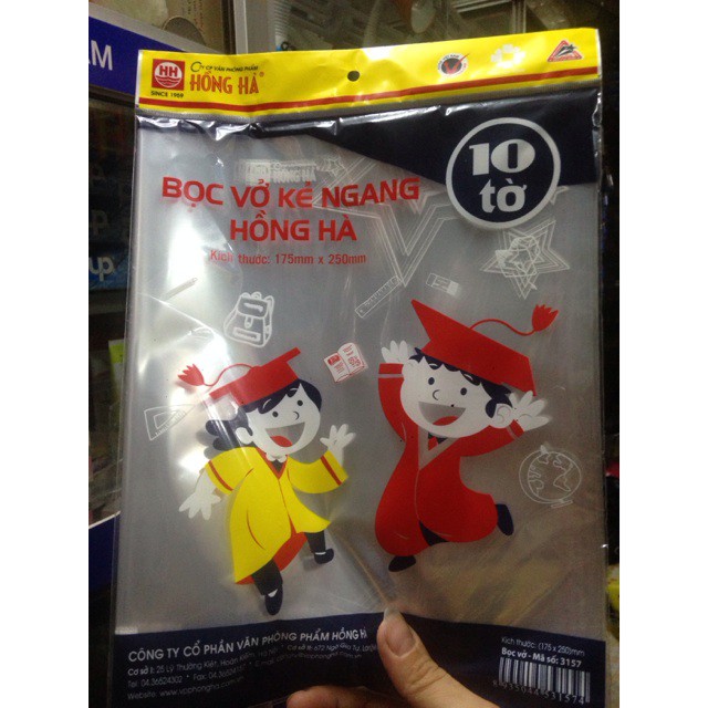 BỌC VỞ HỒNG HÀ CẤP 2