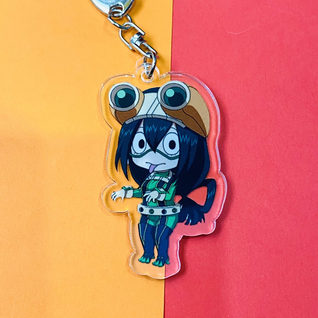 ( Mica trong acrylic ) Móc khóa Boku No Hero Academia Học viện anh hùng ver single quà tặng chibi anime