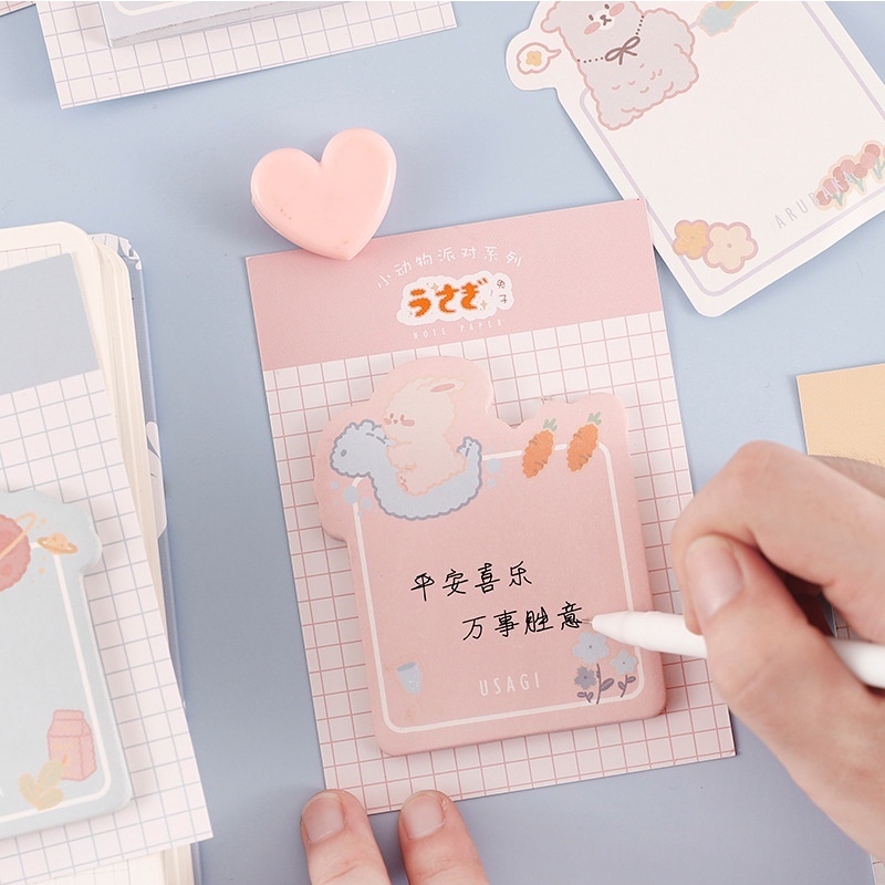 Giấy ghi chú hình động vật dễ thương tiện dụng