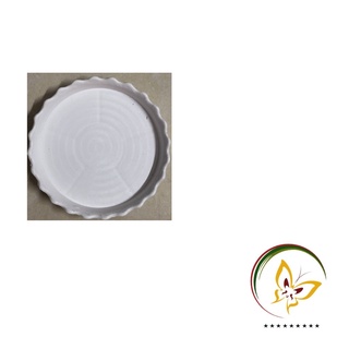 Đĩa lót chậu tròn khía Phi 8,5cm - #047C#