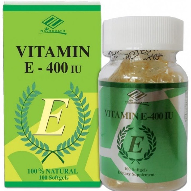 Viên uống xoá nhăn Mỹ natural Vitamin E 400IU