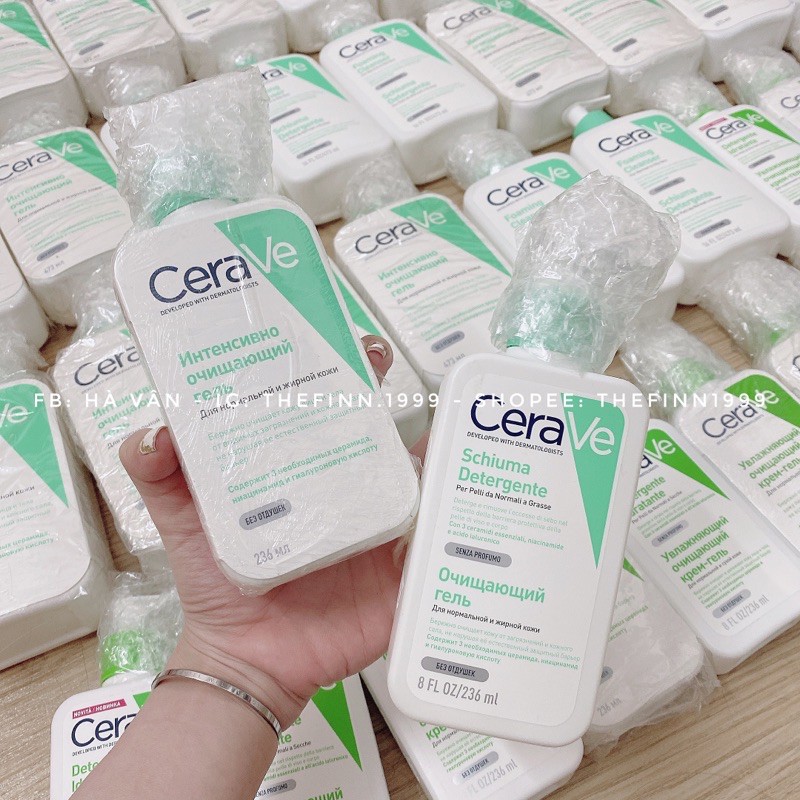Sữa rửa mặt cho da dầu mụn, nhạy cảm CERAVE [ BẢN PHÁP ] | BigBuy360 - bigbuy360.vn