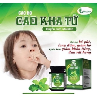 Cao ho Kha Tử-Long đờm, giảm ho