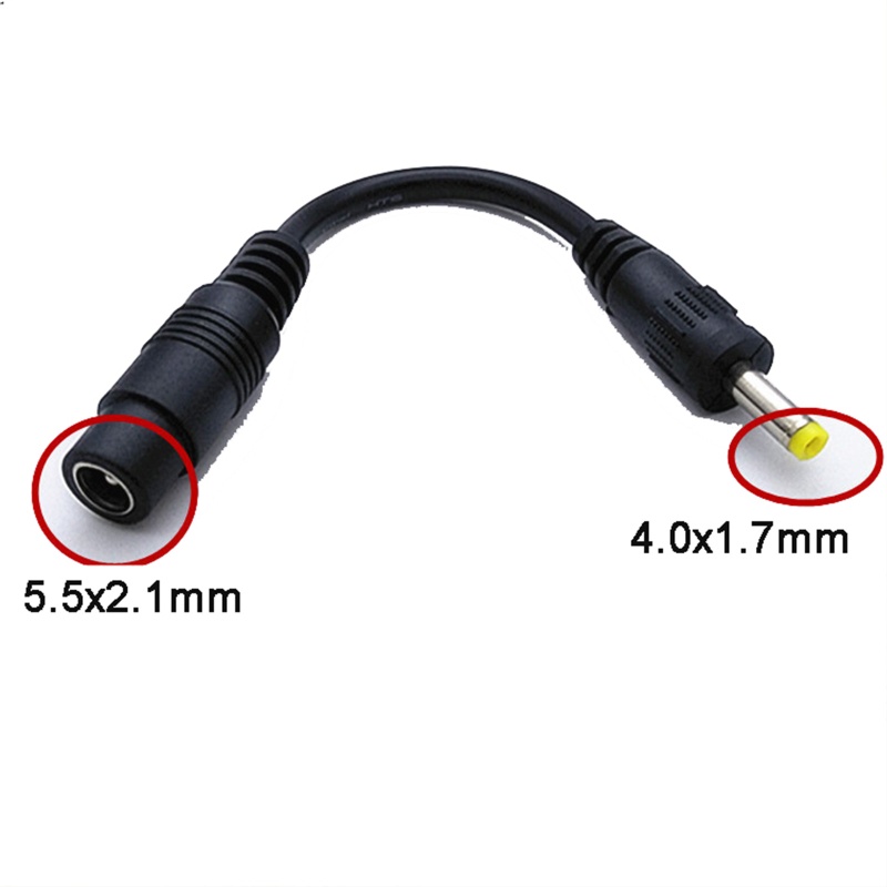 Dây Cáp Nối Nguồn DC 5.5x2.1mm Female Sang 4.0x1.7mm Male Ada