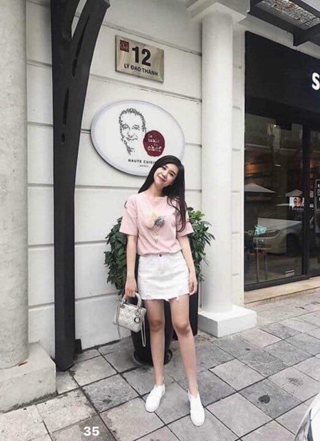 Chân váy jean kaki VNXK. KÈM QUẦN LÓT TRONG. | BigBuy360 - bigbuy360.vn