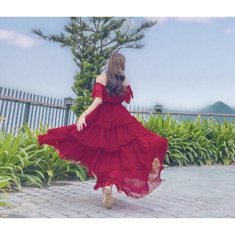 ❤️VÁY ĐẦM MAXI TRỄ VAI DÀI DÁNG XOÈ BỒNG BỀNH, VÁY CHỤP ẢNH ĐẸP SANG CHẢNH, MAXI ĐI BIỂN DU LỊCH, ĐẦM DÁNG DÀI❤️ | BigBuy360 - bigbuy360.vn