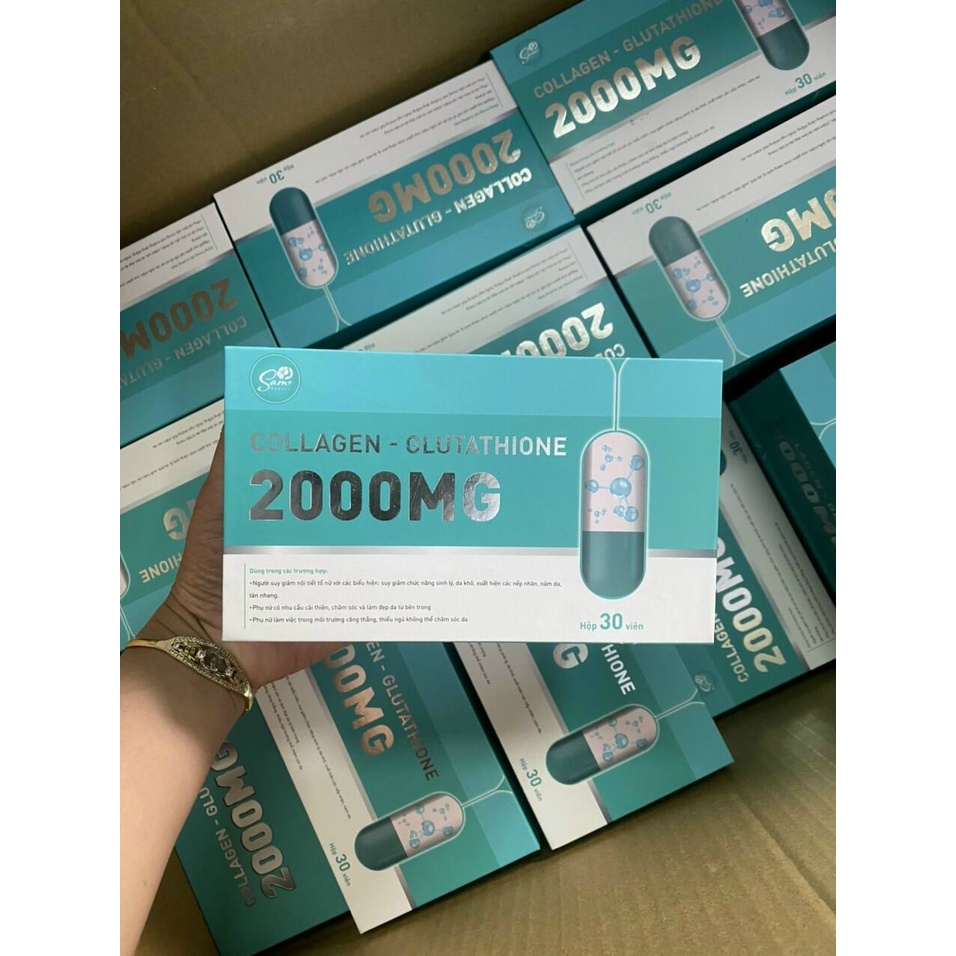 Viên uống trắng da glu 2000 mờ nám đẹp da