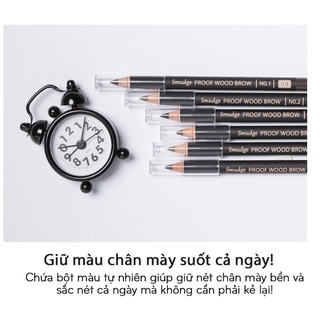 Chì kẻ chân mày 2 đầu missha smudge proof wood brow