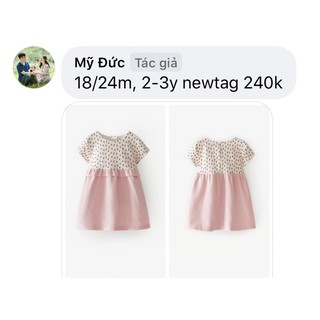 Thanh lý váy zara auth cho bé 12-18m