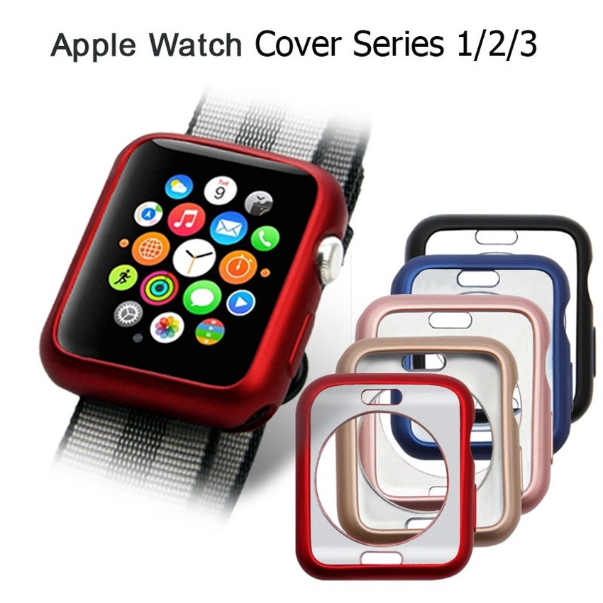 Watch Case for Apple Watch Series 4 3 2 1 Shell for iwatch 38mm 42mm 40mm 44mm Matte Soft Surface TPU Cover