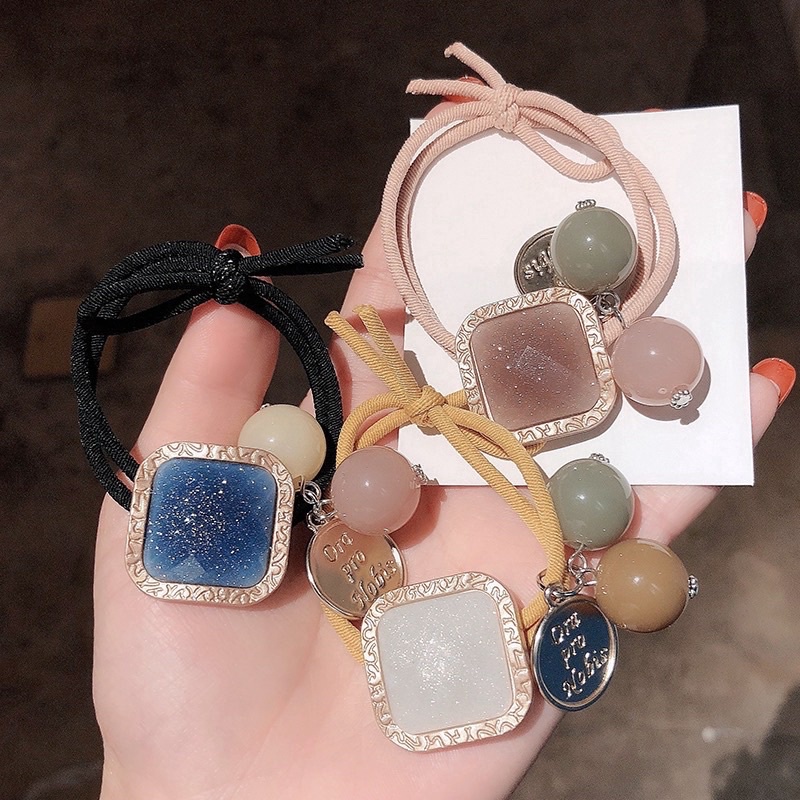Dây Buộc Tóc Co Giãn Phong Cách Hàn Quốc